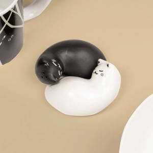Kikkerland Purrfect Salt and Pepper Shakers